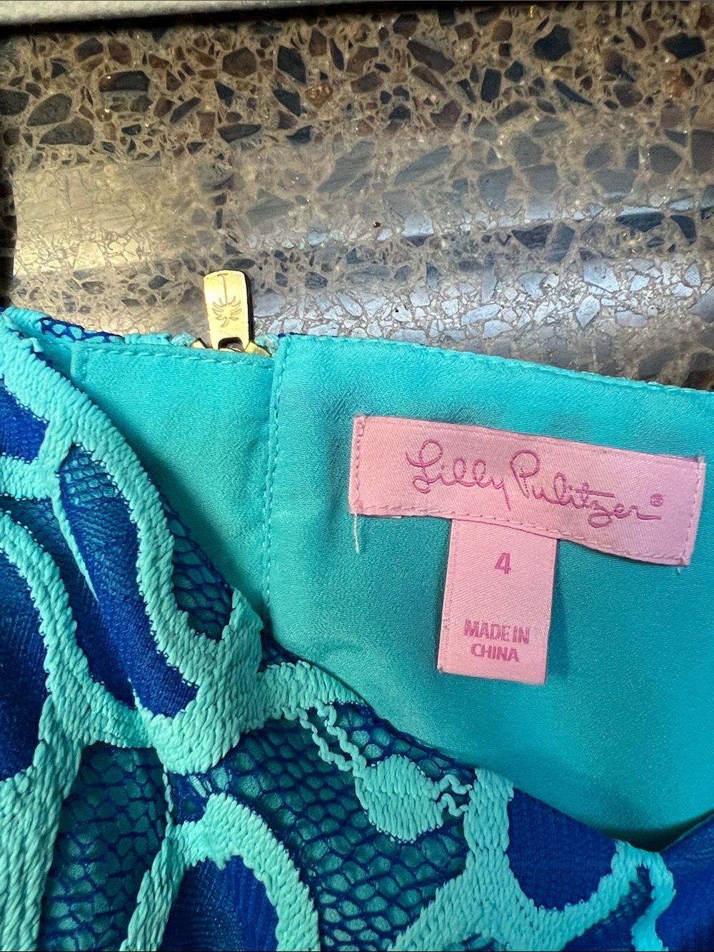 Lilly Pulitzer Avalon Lace Slip Dress. Size 4. Like new. - Picture 7 of 8